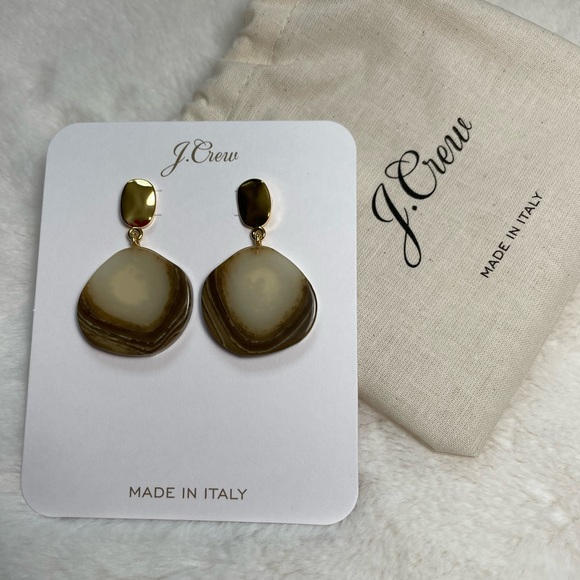 J. Crew Made-in-Italy resin drop earrings - Picture 2 of 9